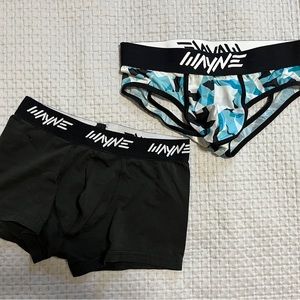 Open Back Briefs - Medium 💙🤍💜